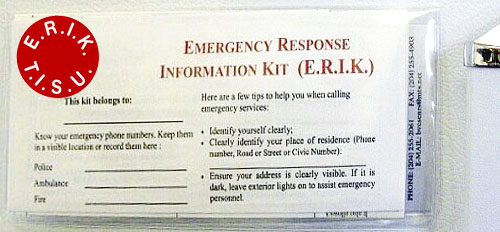 Trousse d'information sur les situations d'urgence