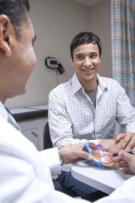 doctor with patient