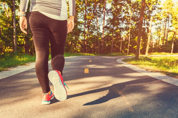 woman walking